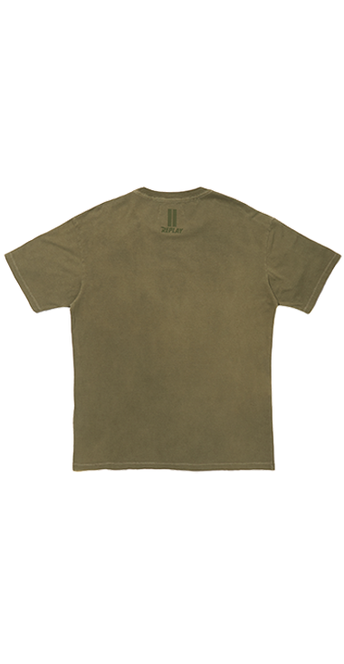 REPLAY MOTORCYCLE ガーメントダイ ロゴプリントTシャツ 詳細画像